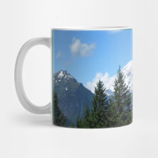 Mt Rainer Overlook By The Road Mug